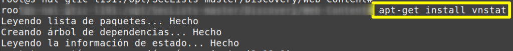 Instalación de vnstat